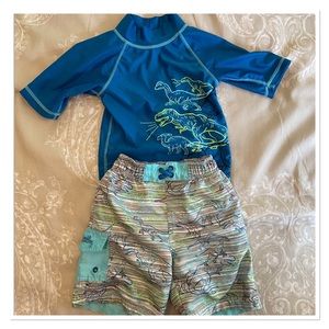 Toddler Boys Swim Set, 4T